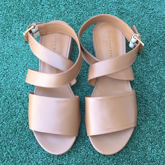 NWT Robert Clergerie Final Sandals Leather Brown 39